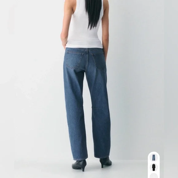 Denim Forum The '90s Mid-rise Loose Tapered Jean - Picture 9 of 10